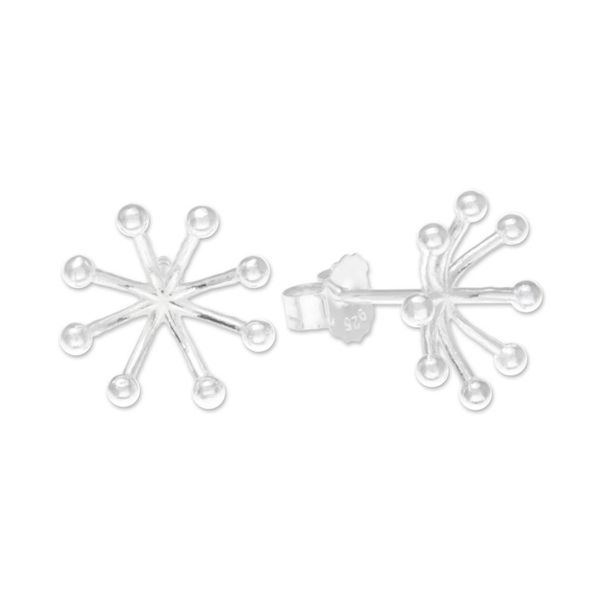 Alternate image for Sterling Silver Star Stud Earrings from Thailand Delightful Stars