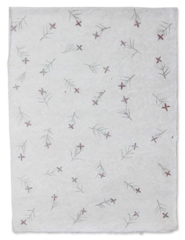 Alternate image for Saa wrapping paper Set of 4 Ixora Passion