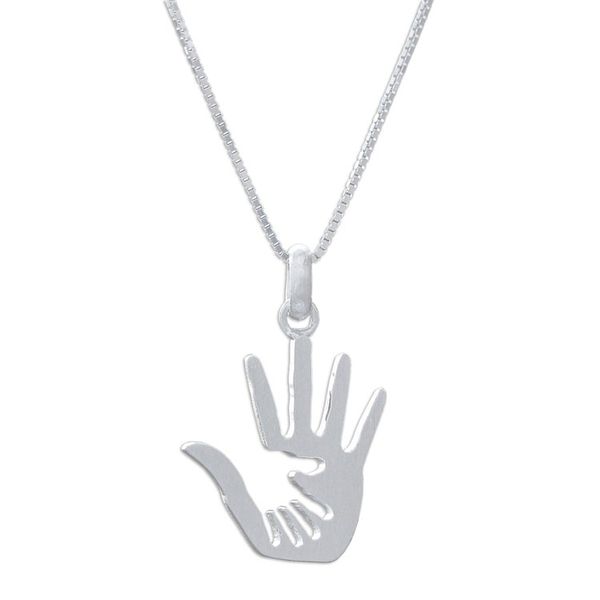 Alternate image for Inspirational Sterling Silver Pendant Necklace from Thailand Forever Together