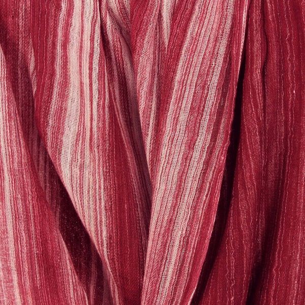 Alternate image for Hand Woven 100 Cotton Infinity Scarf from Thailand Burgundy Horizon
