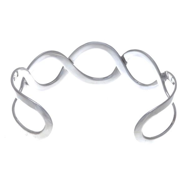 Alternate image for Sterling Silver Cuff Bracelet Waves