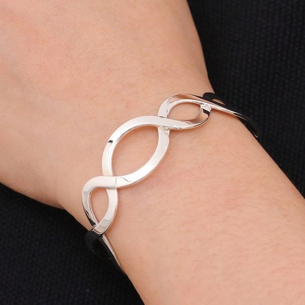 Alternate image for Sterling Silver Cuff Bracelet Waves