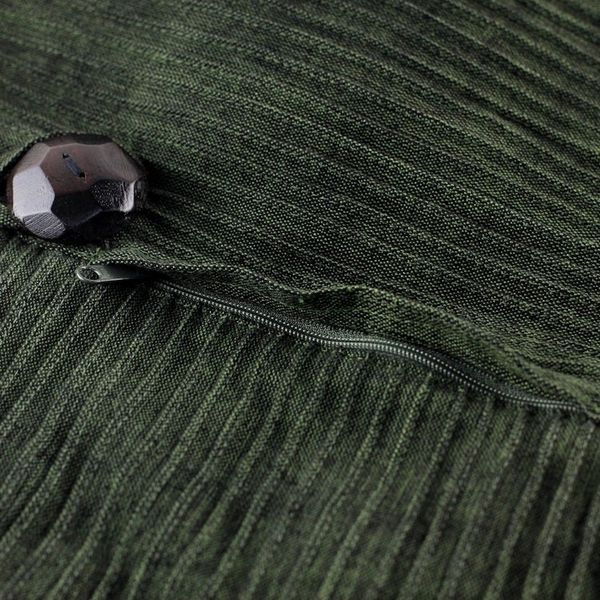 Alternate image for Leaf Green Cotton Hobo Style Handbag with Coin Purse Surreal Green