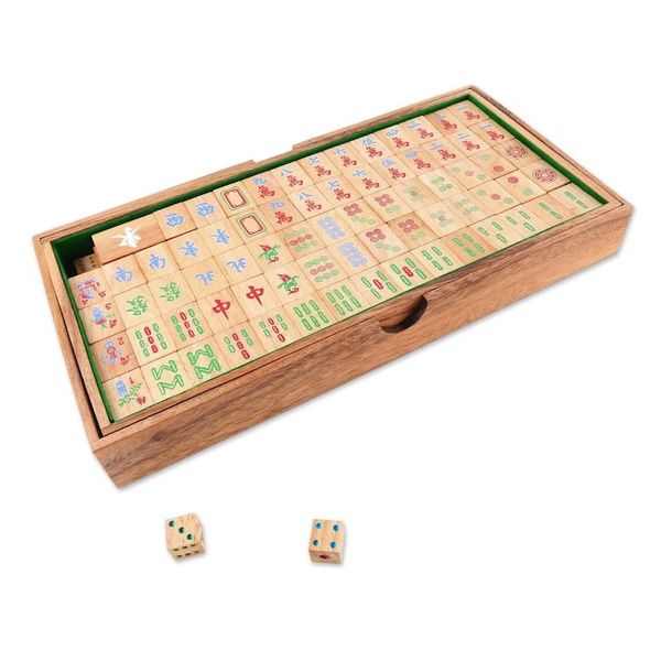 Alternate image for Hand Made Wood Mah Jongg Game from Thailand Mah Jongg