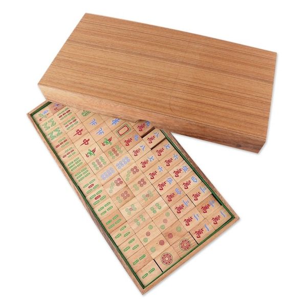 Alternate image for Hand Made Wood Mah Jongg Game from Thailand Mah Jongg