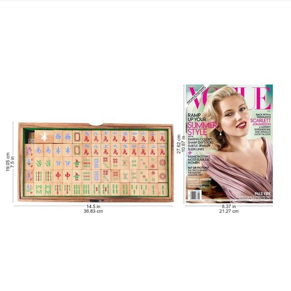 Alternate image for Hand Made Wood Mah Jongg Game from Thailand Mah Jongg