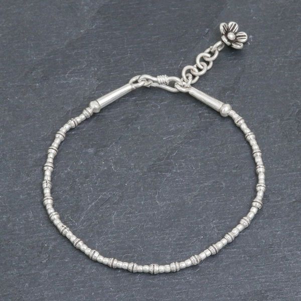 Alternate image for Silver Link Bracelet with Extender Chain from Thailand Beauty and Love
