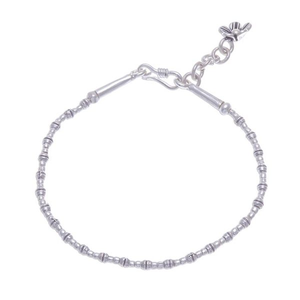 Alternate image for Silver Link Bracelet with Extender Chain from Thailand Beauty and Love