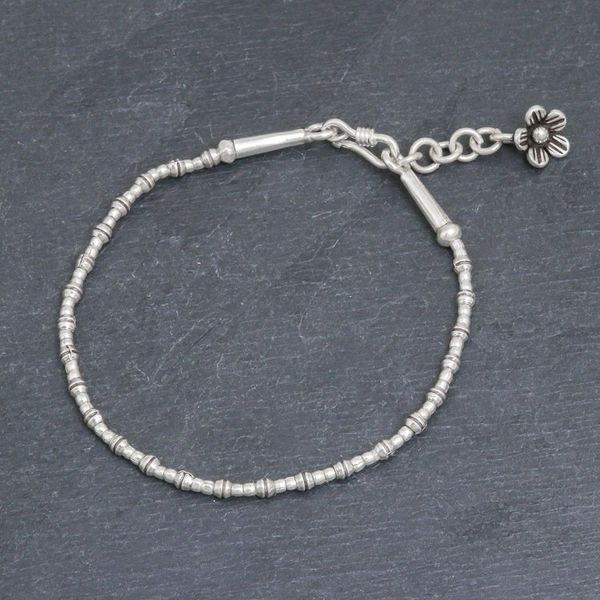 Alternate image for Silver Link Bracelet with Extender Chain from Thailand Beauty and Love