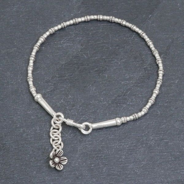 Alternate image for Silver Link Bracelet with Extender Chain from Thailand Beauty and Love