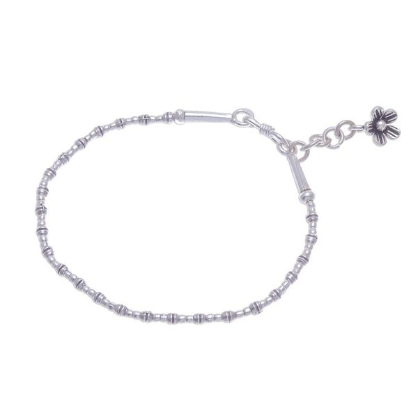 Alternate image for Silver Link Bracelet with Extender Chain from Thailand Beauty and Love