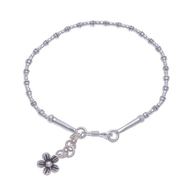 Alternate image for Silver Link Bracelet with Extender Chain from Thailand Beauty and Love