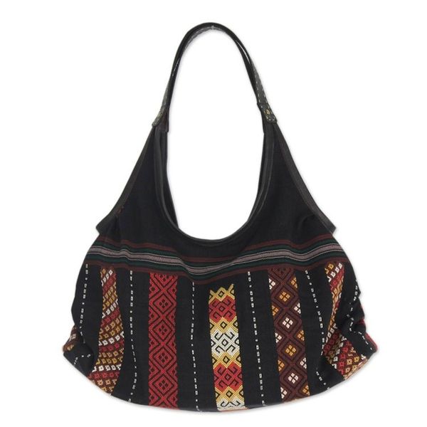 Alternate image for Handmade Thai Naga Tribe Style Shoulder Bag Naga Chic