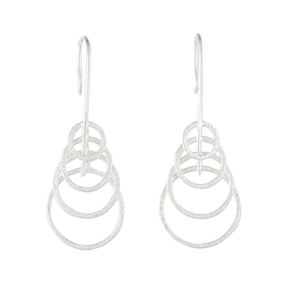 Alternate image for Handmade Sterling Silver Rings Dangle Earrings from Thailand Echolocation