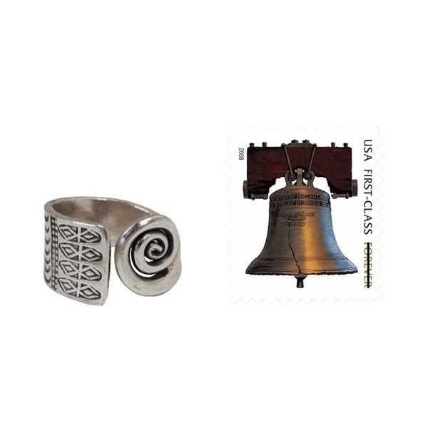 Alternate image for Hill Tribe Sterling Silver Wrap Ring Thai Sunbeams