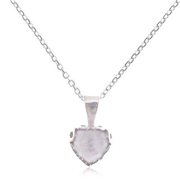 Alternate image for Heart-Shaped Moonstone Sterling Silver Pendant Necklace Heart of Belief