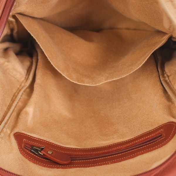 Alternate image for Travel-Friendly 100 Brown Leather Backpack from Thailand Intrepid Companion