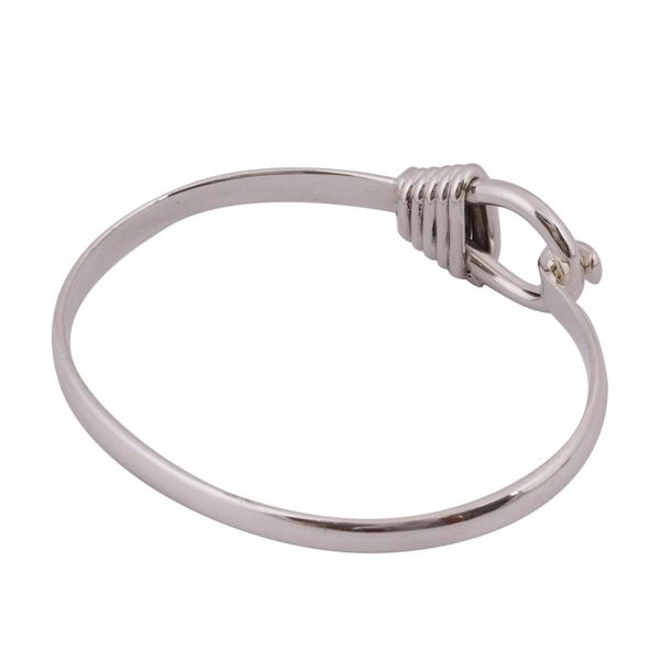 Alternate image for Sterling Silver Bangle Bracelet Crafted in Mexico Creative Gleam