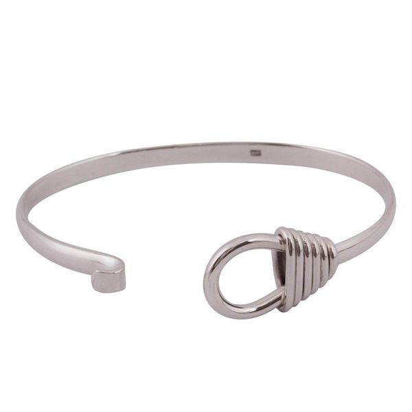 Alternate image for Sterling Silver Bangle Bracelet Crafted in Mexico Creative Gleam