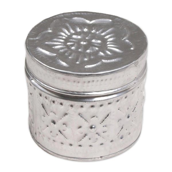 Alternate image for Eco-Friendly Beeswax Floral-Themed Candle Soft Light