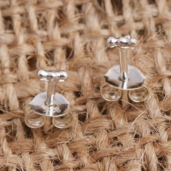 Alternate image for Small Sterling Silver Stud Earrings Spot