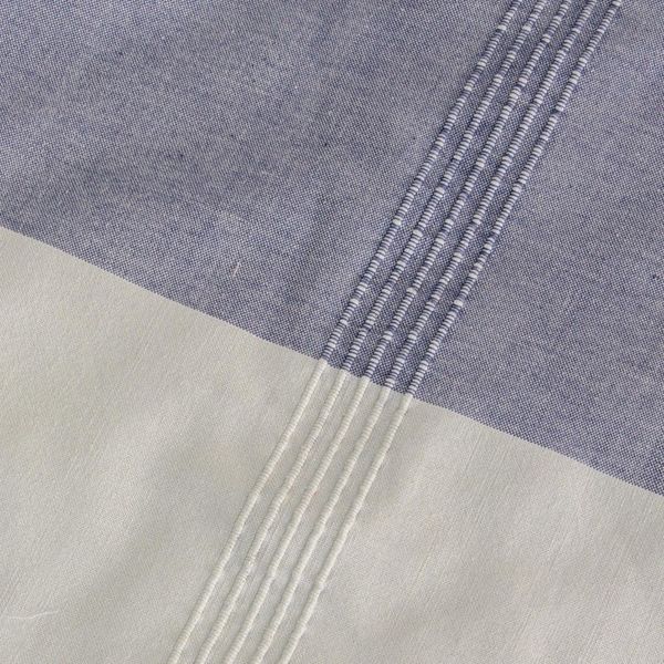 Alternate image for Guatemalan Cotton Duvet Cover in Cadet Blue and Pearl Grey Dreamy Cadet Blue