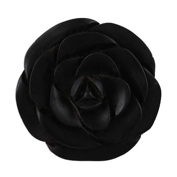 Alternate image for Hand-Carved Rose Flower Wood Cocktail Ring from India Royal Rose