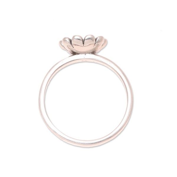 Alternate image for Daisy Flower Sterling Silver Cocktail Ring from India Daisy Appeal