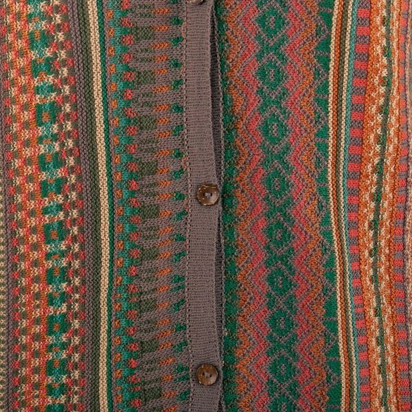 Alternate image for Baby Alpaca Blend Cardigan with Coconut Shell Buttons Zig-Zag Threads