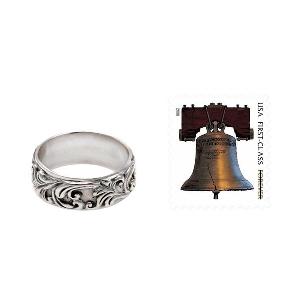 Alternate image for Leaf and Tree Sterling Silver Band Ring Flourishing Foliage