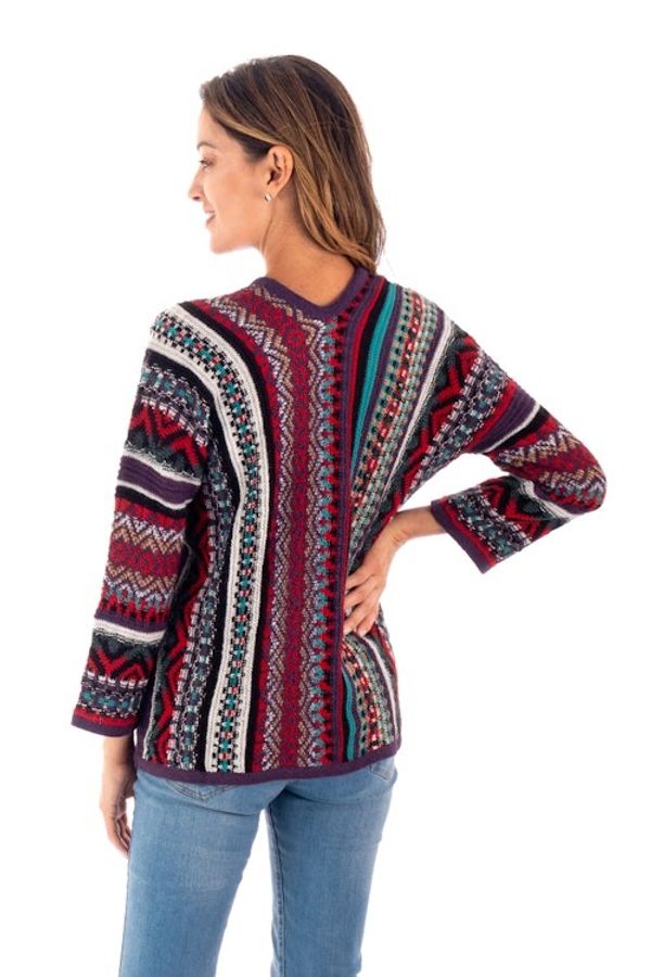 Alternate image for V-Neck Alpaca Blend Sweater with Kimono-Style Sleeves Fall Style