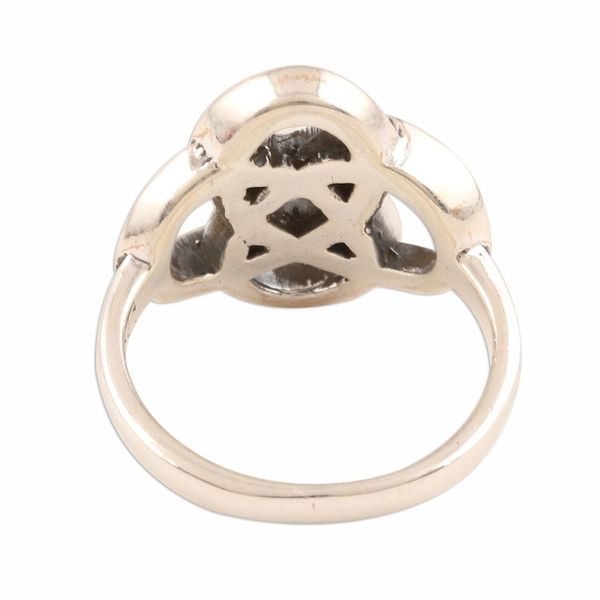 Alternate image for Celtic Sterling Silver Band Ring Crafted in India Celtic Connection