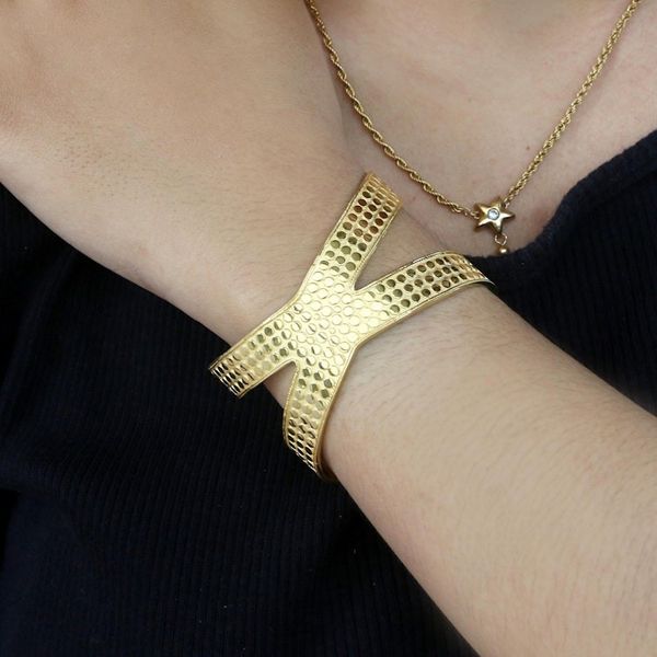 Alternate image for Hand Crafted Gold-Plated Sterling Silver Cuff Bracelet Dragon Wings in Gold