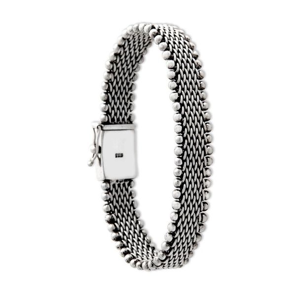 Alternate image for Mens Sterling Silver Chain Bracelet The Hero