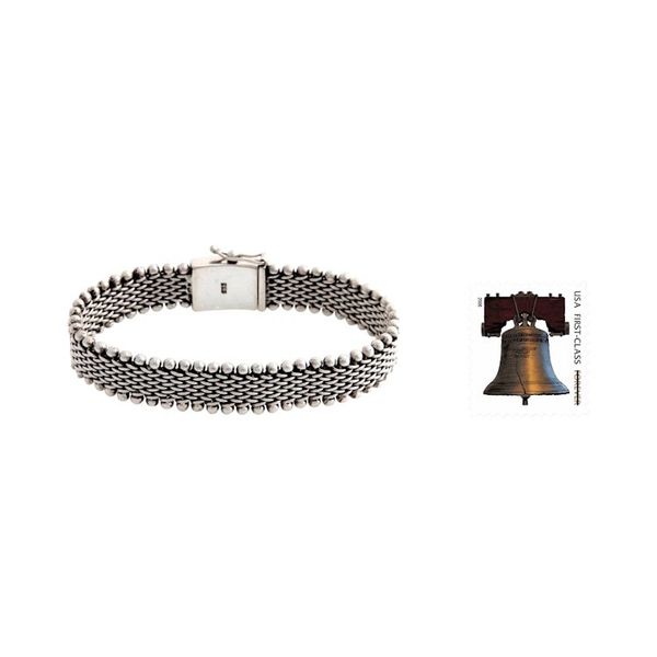 Alternate image for Mens Sterling Silver Chain Bracelet The Hero