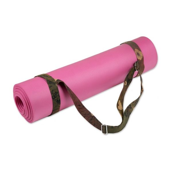 Alternate image for Jumputan Batik-Themed Adjustable Cotton Yoga Mat Carrier Javas Calm