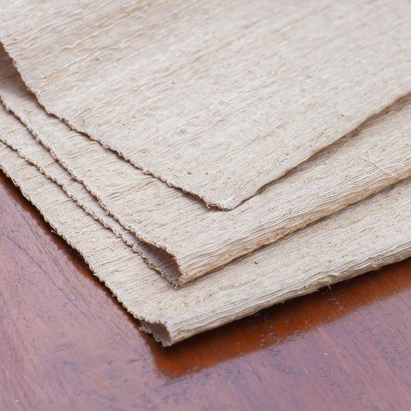 Alternate image for Set of 5 Cotton and Fragrant Root Table Runner and Placemats Natural Flavor