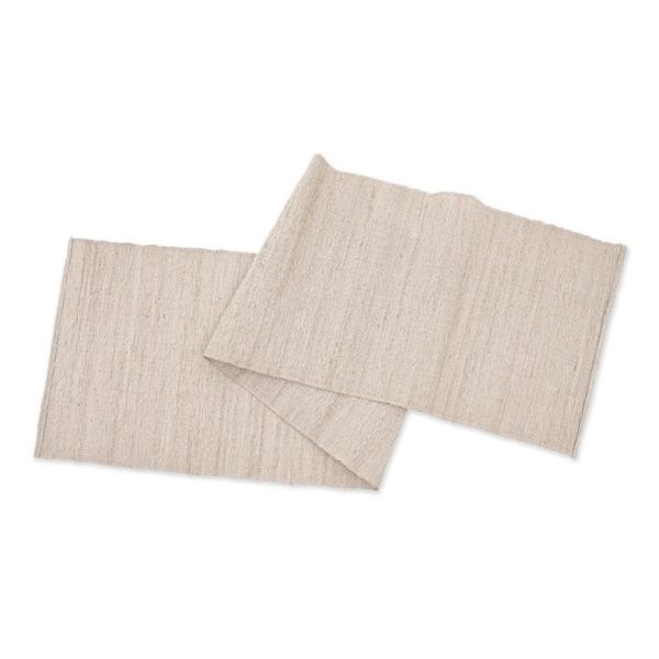 Alternate image for Set of 5 Cotton and Fragrant Root Table Runner and Placemats Natural Flavor