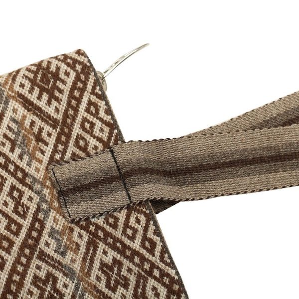 Alternate image for Backstrap Handwoven Brown Alpaca Blend Shoulder Bag Chinchero Tradition