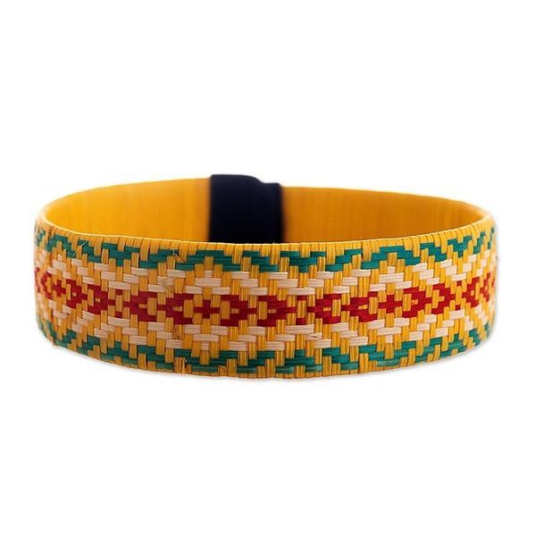 Alternate image for Colorful Handwoven Cuff Bracelet Wise Ways