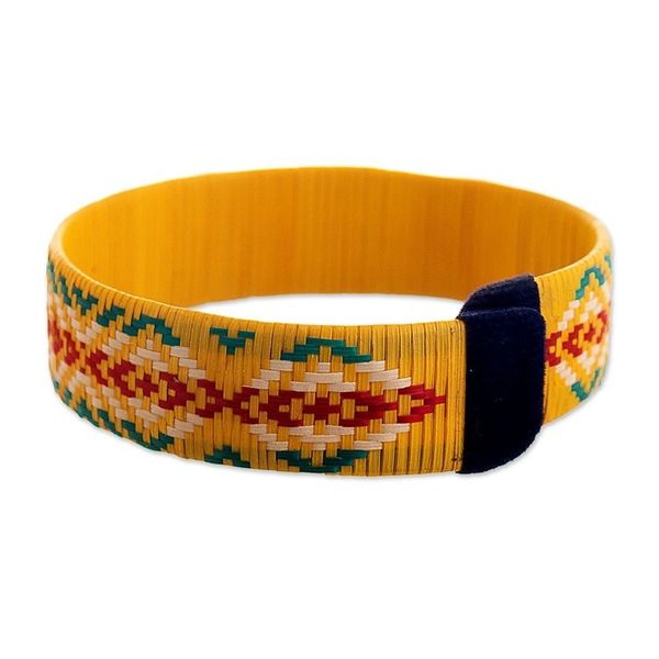 Alternate image for Colorful Handwoven Cuff Bracelet Wise Ways