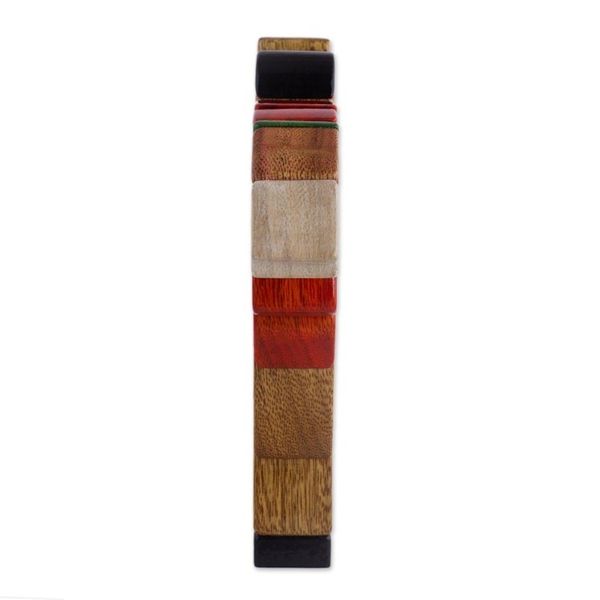 Alternate image for Hand Made Peruvian Wood Sculpture The Marinera Dance