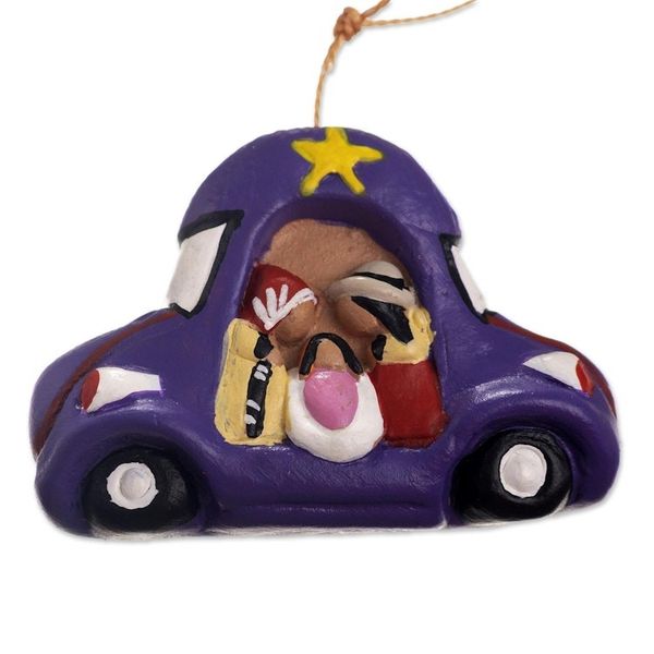 Alternate image for Car Theme Nativity Ornaments Set of 4 Traveling Nativity