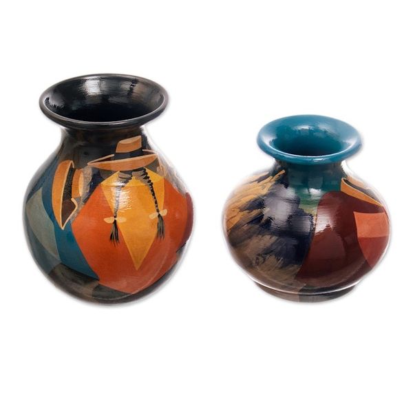 Alternate image for Ceramic vases Pair Rest Time