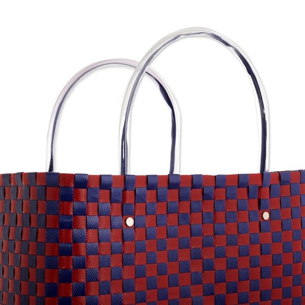 Alternate image for Red and Blue Recycled Tote Crafts Fair