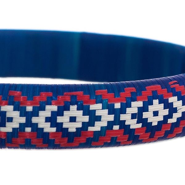Alternate image for Handwoven Bangle Bracelet from Colombia Radiant Energy