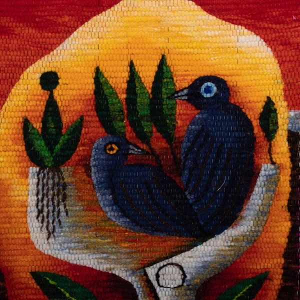 Alternate image for Large Wool Nature-Themed Tapestry Natural Beauty