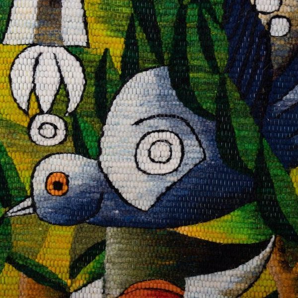 Alternate image for Large Wool Nature-Themed Tapestry Natural Beauty