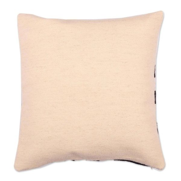 Alternate image for Black and Ivory Geometric and Dot Cushion Cover Peru Andes Minimalism