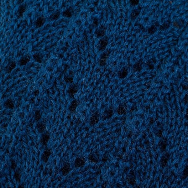 Alternate image for Alpaca Wool Blue Infinity Scarf Knitted in Peru Infinitely Blue